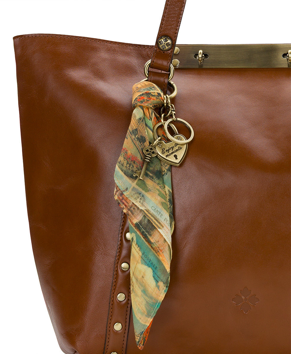 Patricia Nash Heart Lock Mini Scarf Hangoff - Postcards From Paris