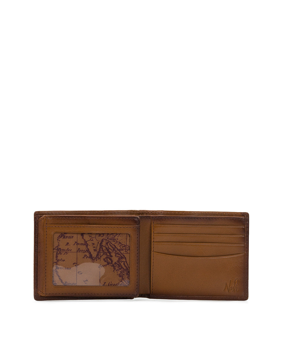 Patricia Nash Flip Passcase ID Wallet - Hand Stained Heritage
