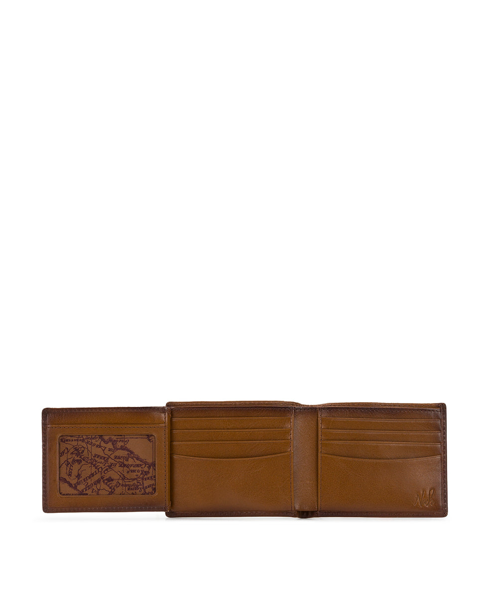 Patricia Nash Flip Passcase ID Wallet - Hand Stained Heritage