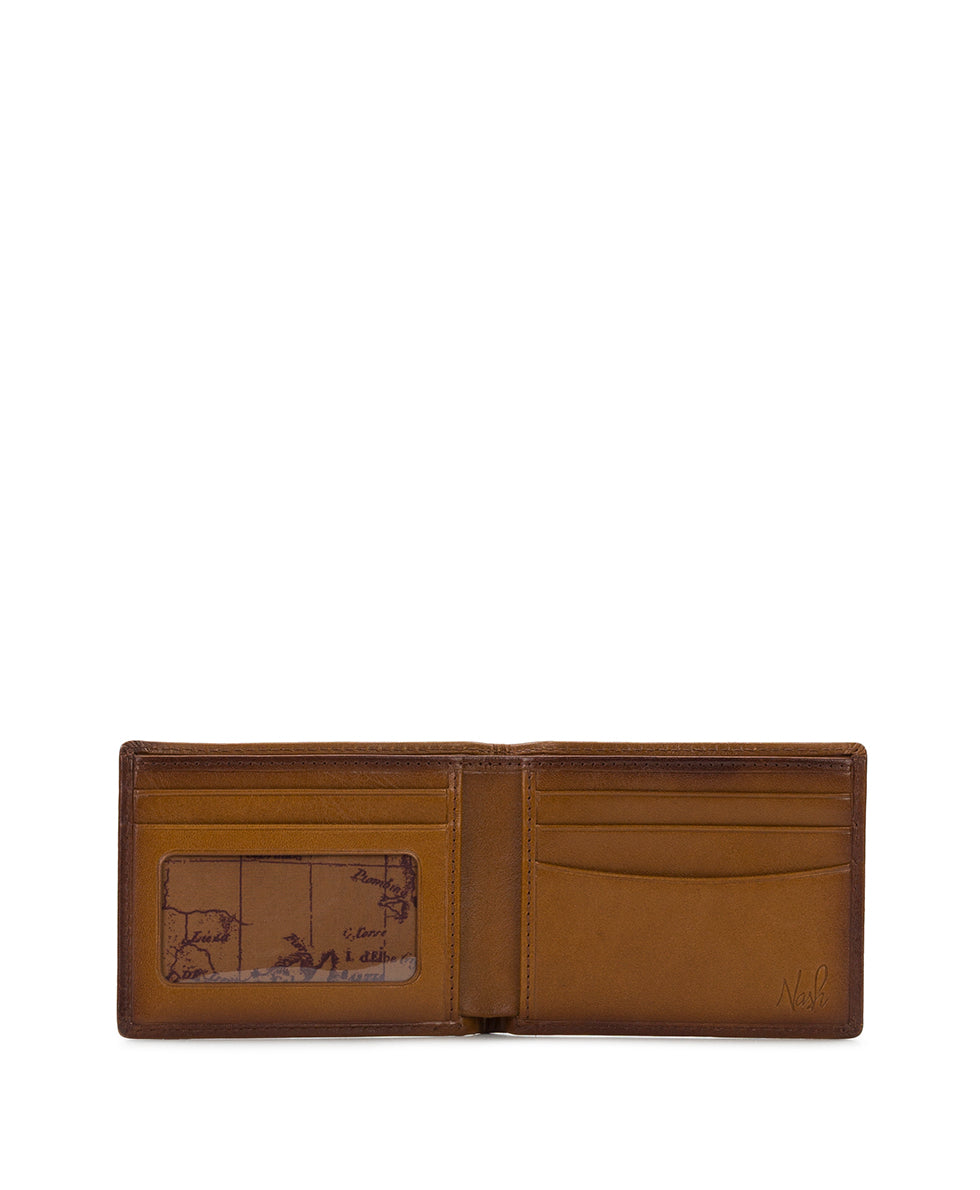 Patricia Nash Double Billfold ID Wallet - Hand Stained Heritage