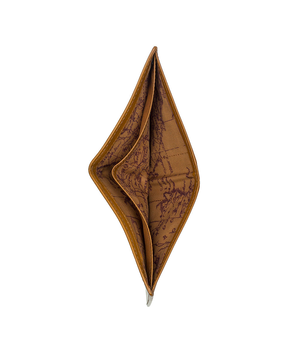 Patricia Nash Double Billfold ID Wallet - Hand Stained Heritage