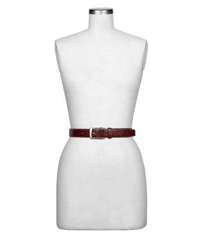 Patricia Nash Nash Men's Croc Belt - British Tan