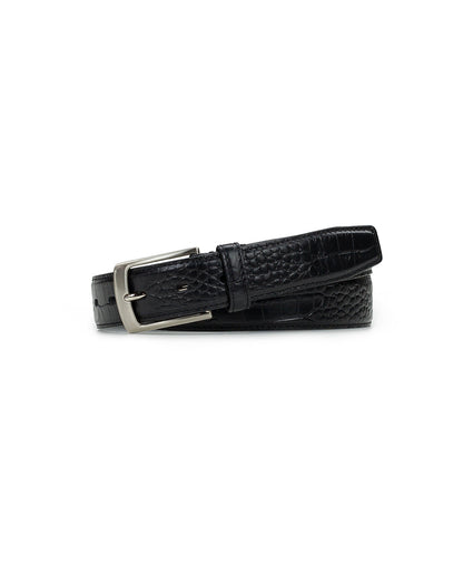 Patricia Nash Nash Men's Croc Belt - Black