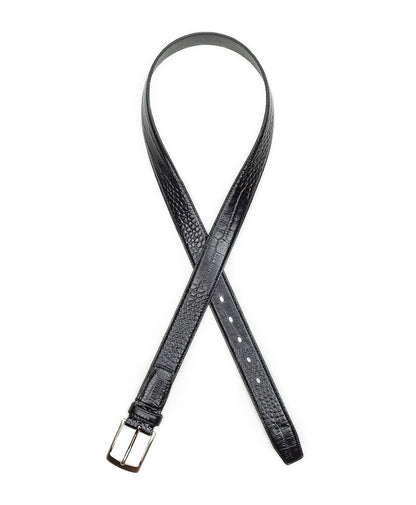 Patricia Nash Nash Men's Croc Belt - Black