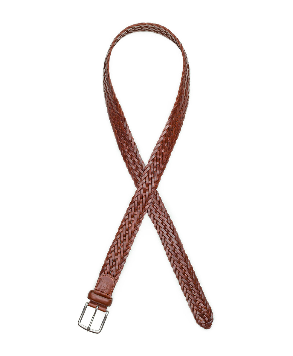 Patricia Nash Nash Men's Belt - Woven / Tan