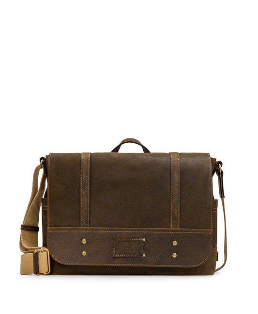 Patricia Nash Messenger Bag - Moto Leather