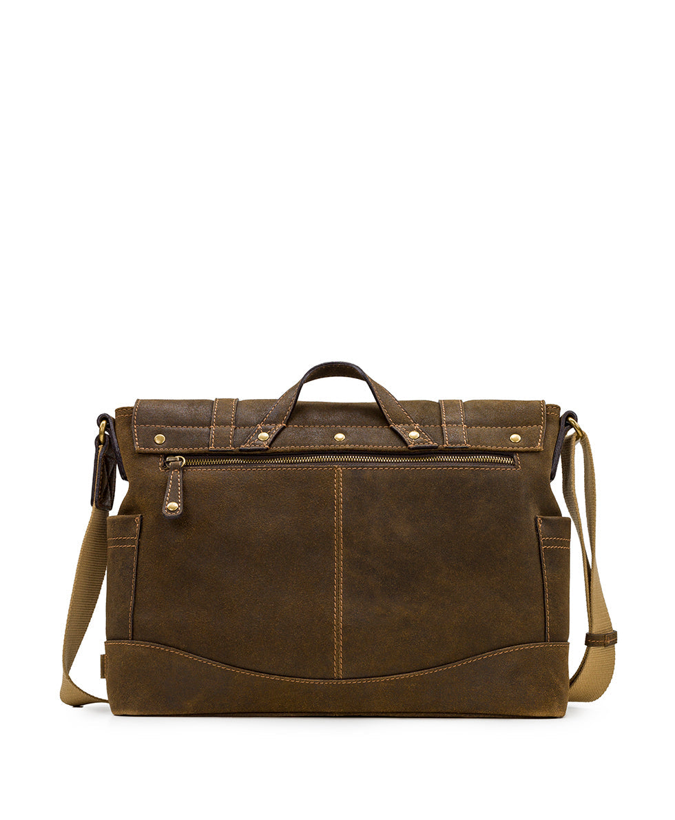Patricia Nash Messenger Bag - Moto Leather
