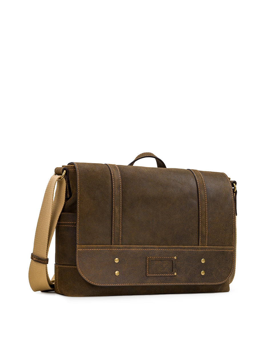 Patricia Nash Messenger Bag - Moto Leather