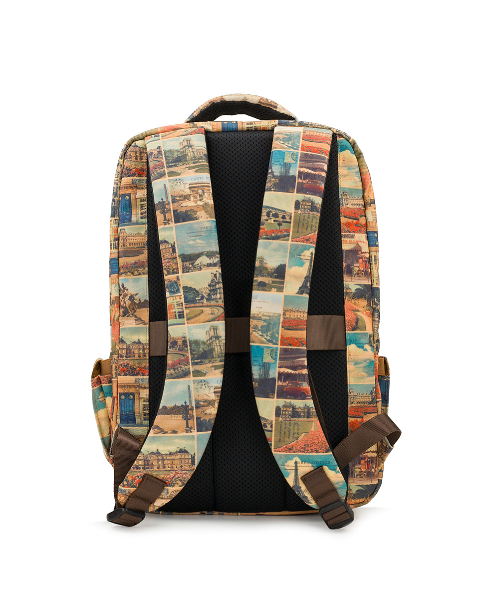 Patricia Nash Vico Travel Backpack - Woven Poly - Postcards From Paris