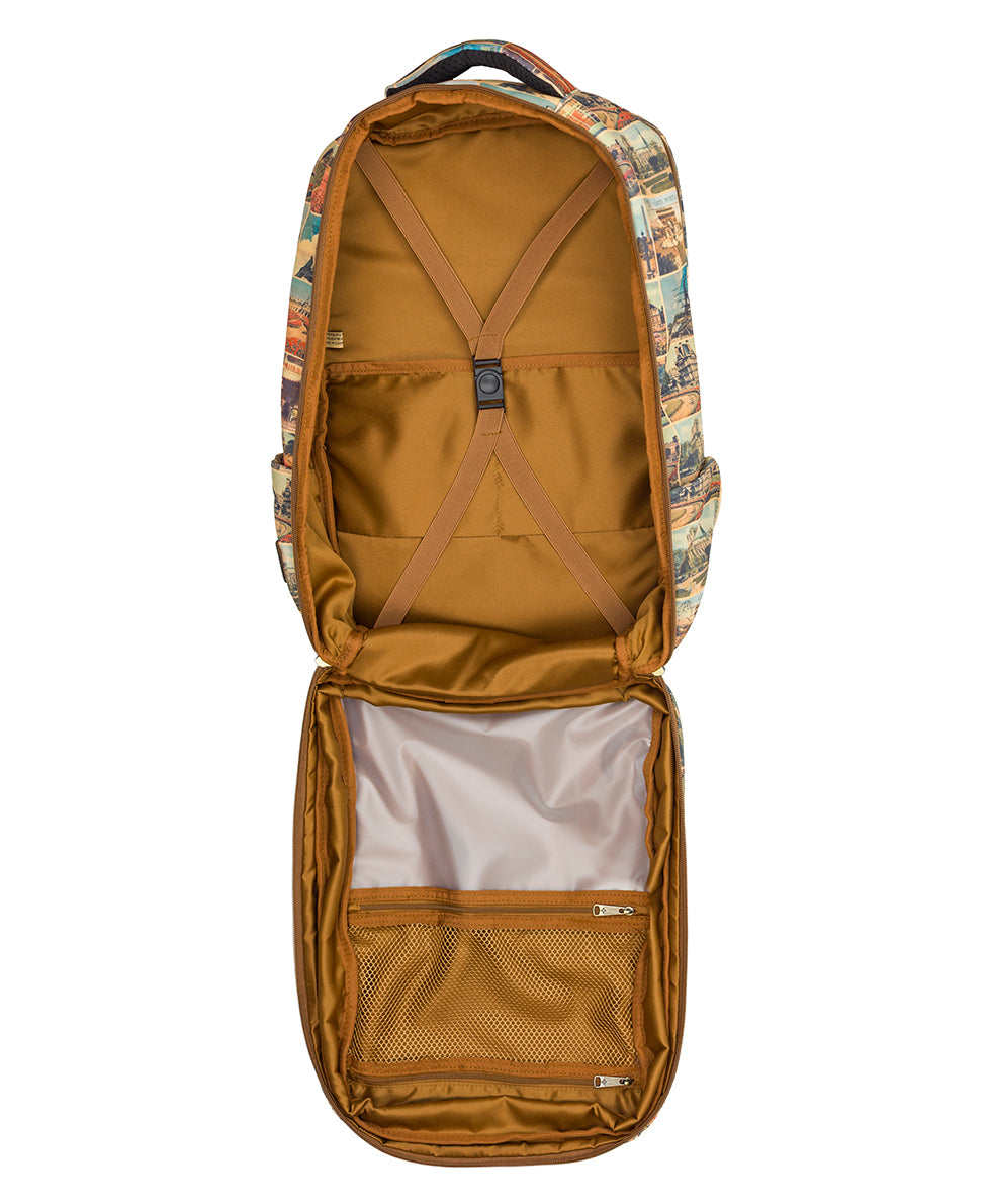 Patricia Nash Vico Travel Backpack - Woven Poly - Postcards From Paris