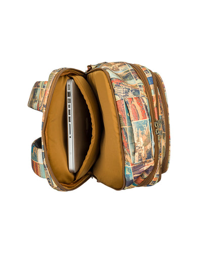 Patricia Nash Vico Travel Backpack - Woven Poly - Postcards From Paris