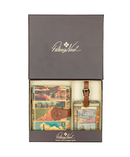 Patricia Nash Boxed Luggage Tag Set - Postcards From Paris