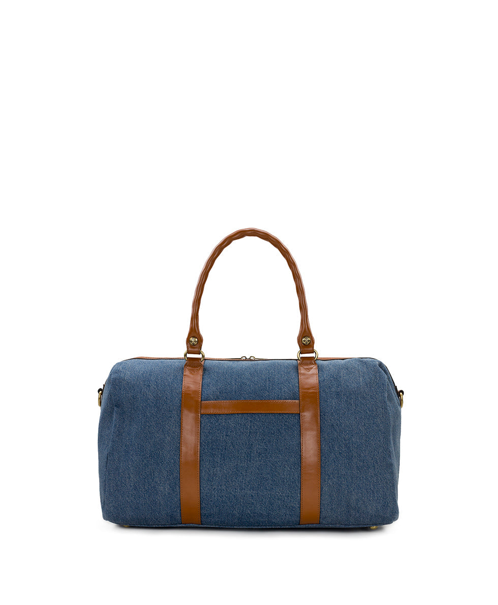 Patricia Nash Milano Weekender - Denim Stonewashed
