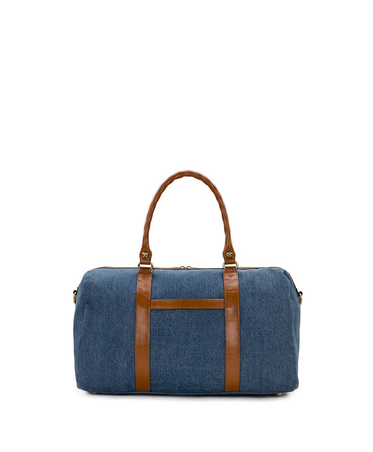 Patricia Nash Milano Weekender - Denim Stonewashed