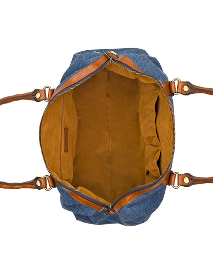 Patricia Nash Milano Weekender - Denim Stonewashed