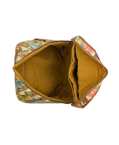 Patricia Nash Mattia Underseater - Patina Coated Linen Canvas - Postcards From Paris