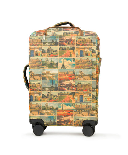 Patricia Nash Cagliari Roller Duffel - Patina Coated Linen Canvas - Postcards From Paris