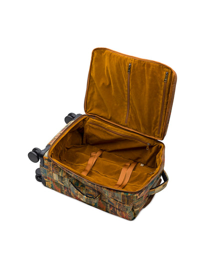 Patricia Nash Cagliari Roller Duffel - Patina Coated Linen Canvas - Postcards From Paris
