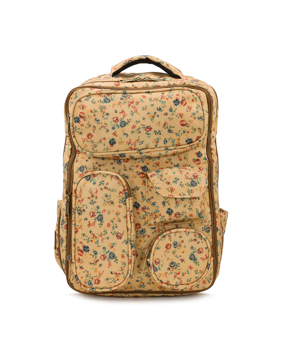Patricia Nash Vico Travel Backpack - Woven Poly - Fleur de Jardin