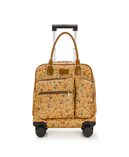 Patricia Nash Mattia Underseater - Patina Coated Linen Canvas - Fleur de Jardin