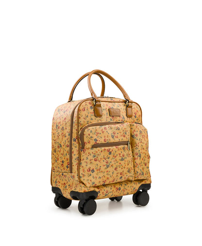 Patricia Nash Mattia Underseater - Patina Coated Linen Canvas - Fleur de Jardin