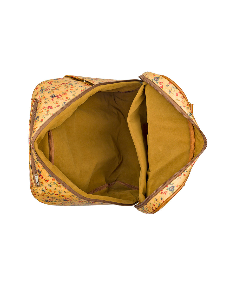 Patricia Nash Mattia Underseater - Patina Coated Linen Canvas - Fleur de Jardin