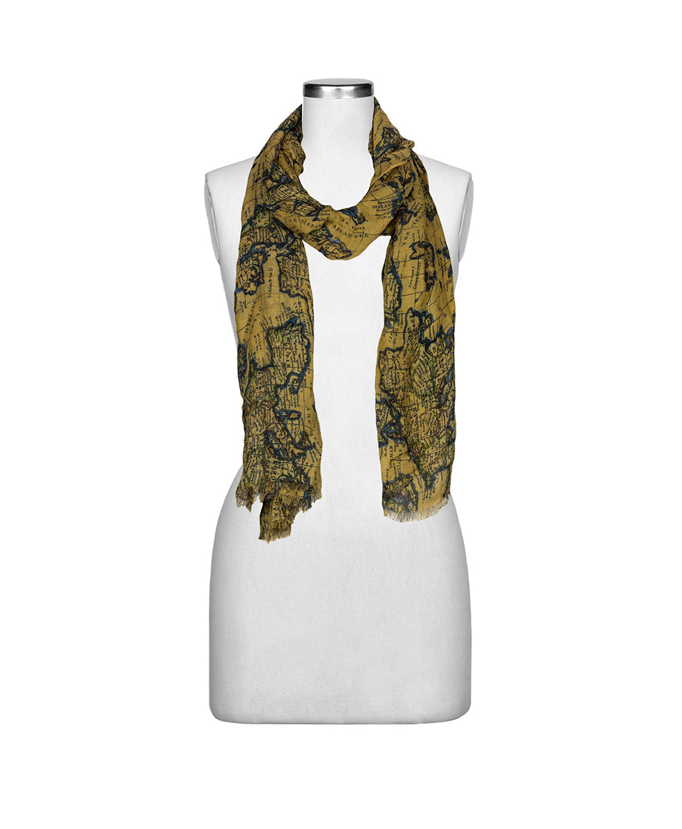 Patricia Nash Scarf - European Map