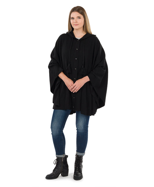 Patricia Nash Hooded Cape with Buttons - Vintage