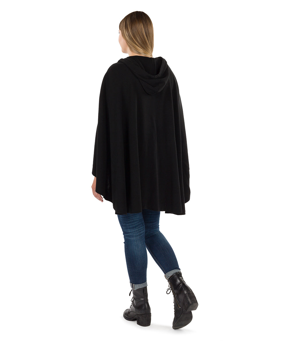 Patricia Nash Hooded Cape with Buttons - Vintage