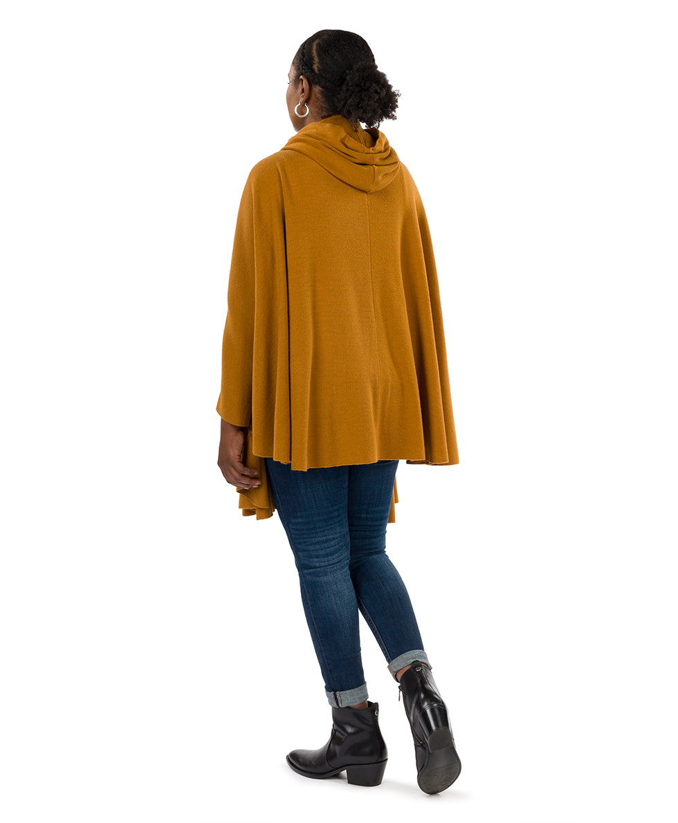Patricia Nash Hooded Cape with Buttons - Vintage