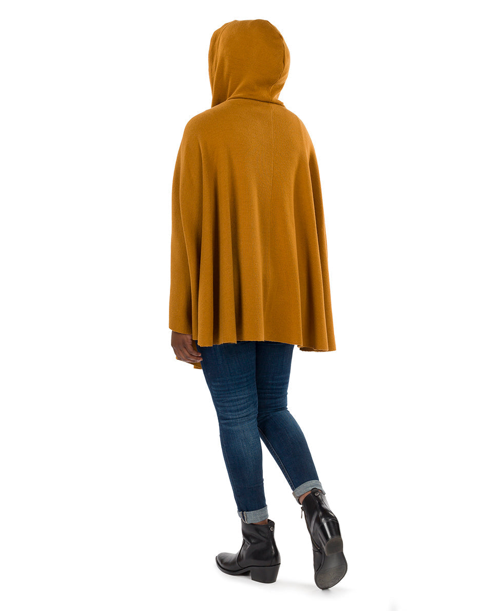 Patricia Nash Hooded Cape with Buttons - Vintage