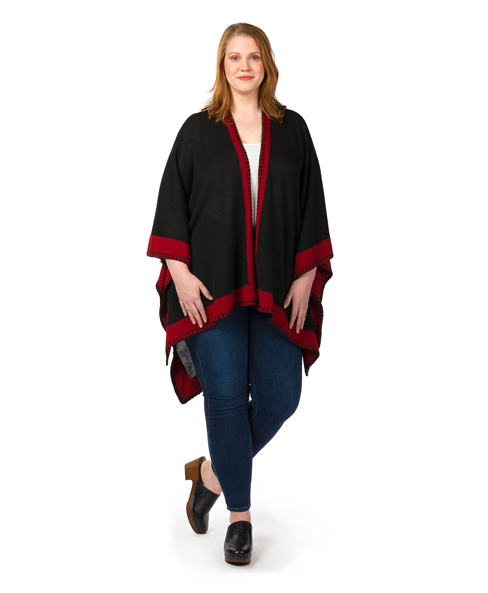 Patricia Nash Colorblock Short Shawl - Classics