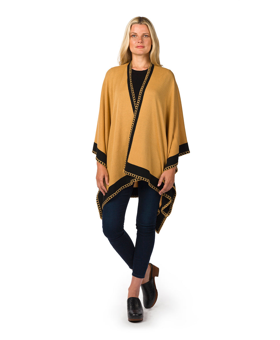 Patricia Nash Colorblock Short Shawl - Classics