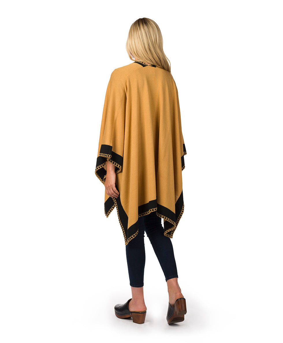 Patricia Nash Colorblock Short Shawl - Classics