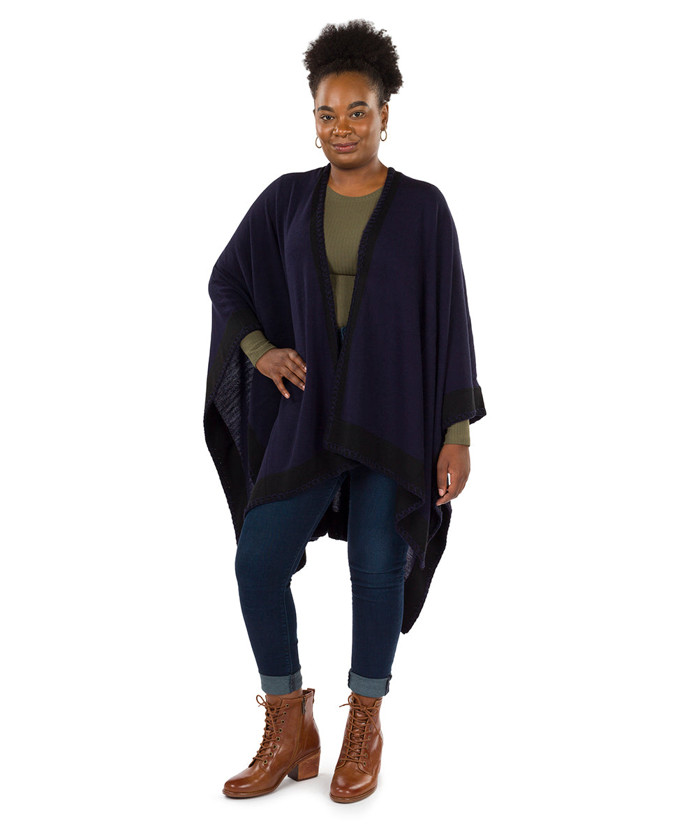 Patricia Nash Colorblock Short Shawl - Classics