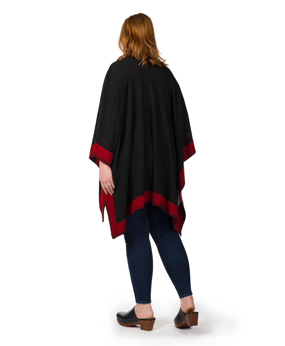 Patricia Nash Colorblock Short Shawl - Classics