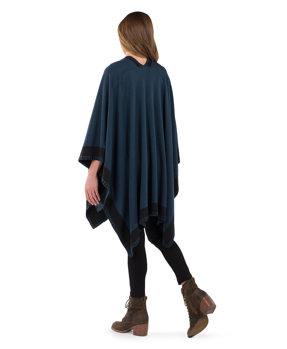 Patricia Nash Colorblock Short Shawl - Classics
