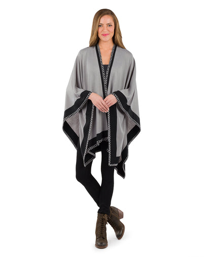 Patricia Nash Colorblock Short Shawl - Classics