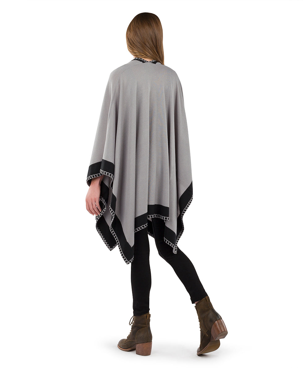 Patricia Nash Colorblock Short Shawl - Classics