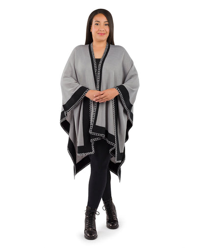 Patricia Nash Colorblock Short Shawl - Classics