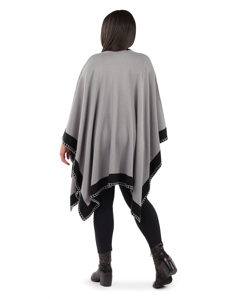 Patricia Nash Colorblock Short Shawl - Classics