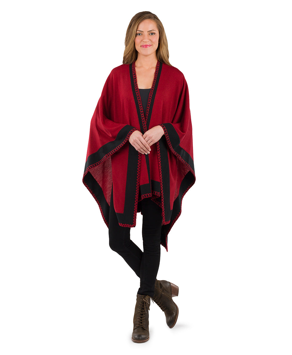Patricia Nash Colorblock Short Shawl - Classics
