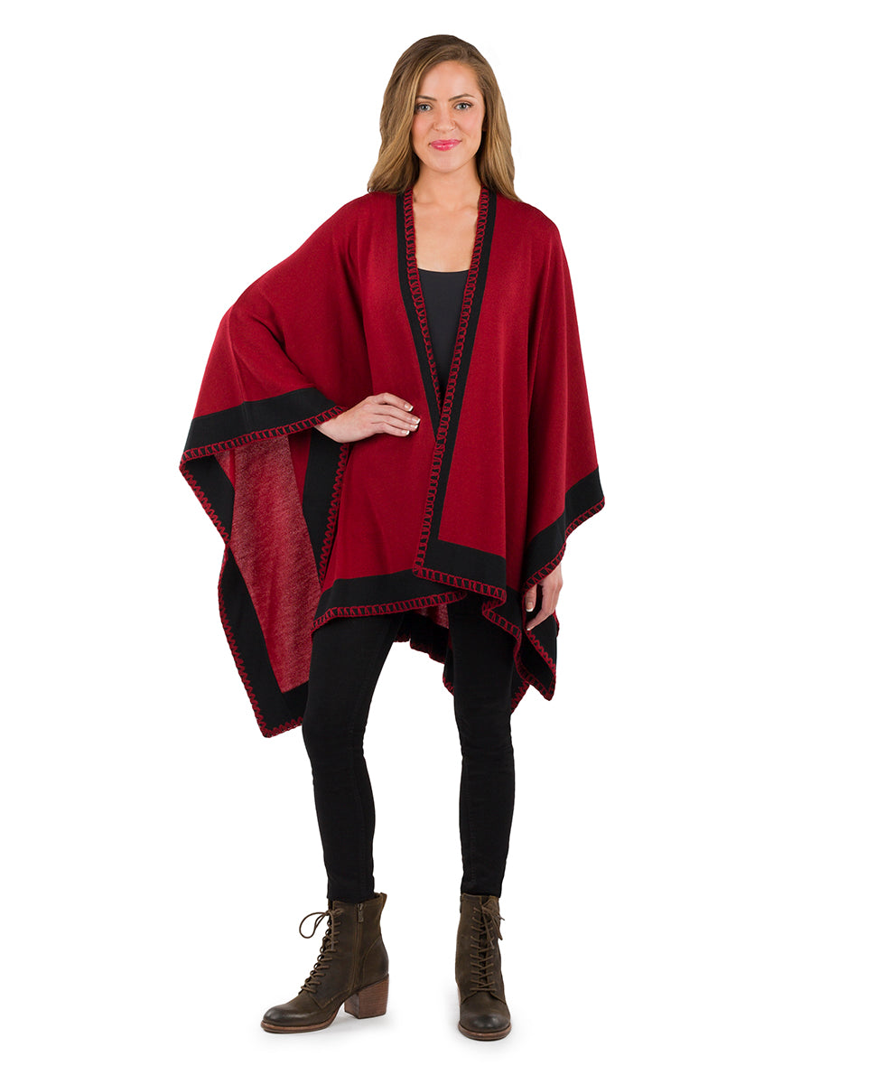 Patricia Nash Colorblock Short Shawl - Classics
