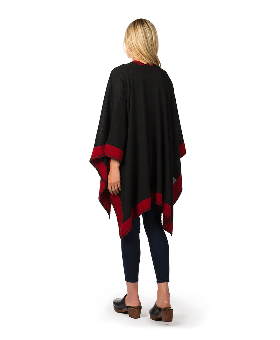Patricia Nash Colorblock Short Shawl - Classics