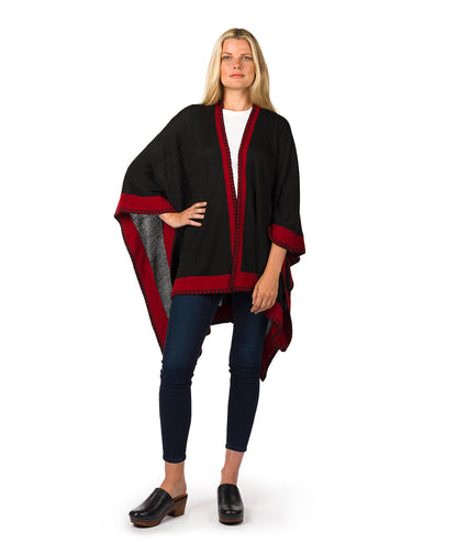 Patricia Nash Colorblock Short Shawl - Classics