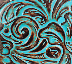 Patricia Nash Cassini Wristlet - Tooled Turquoise