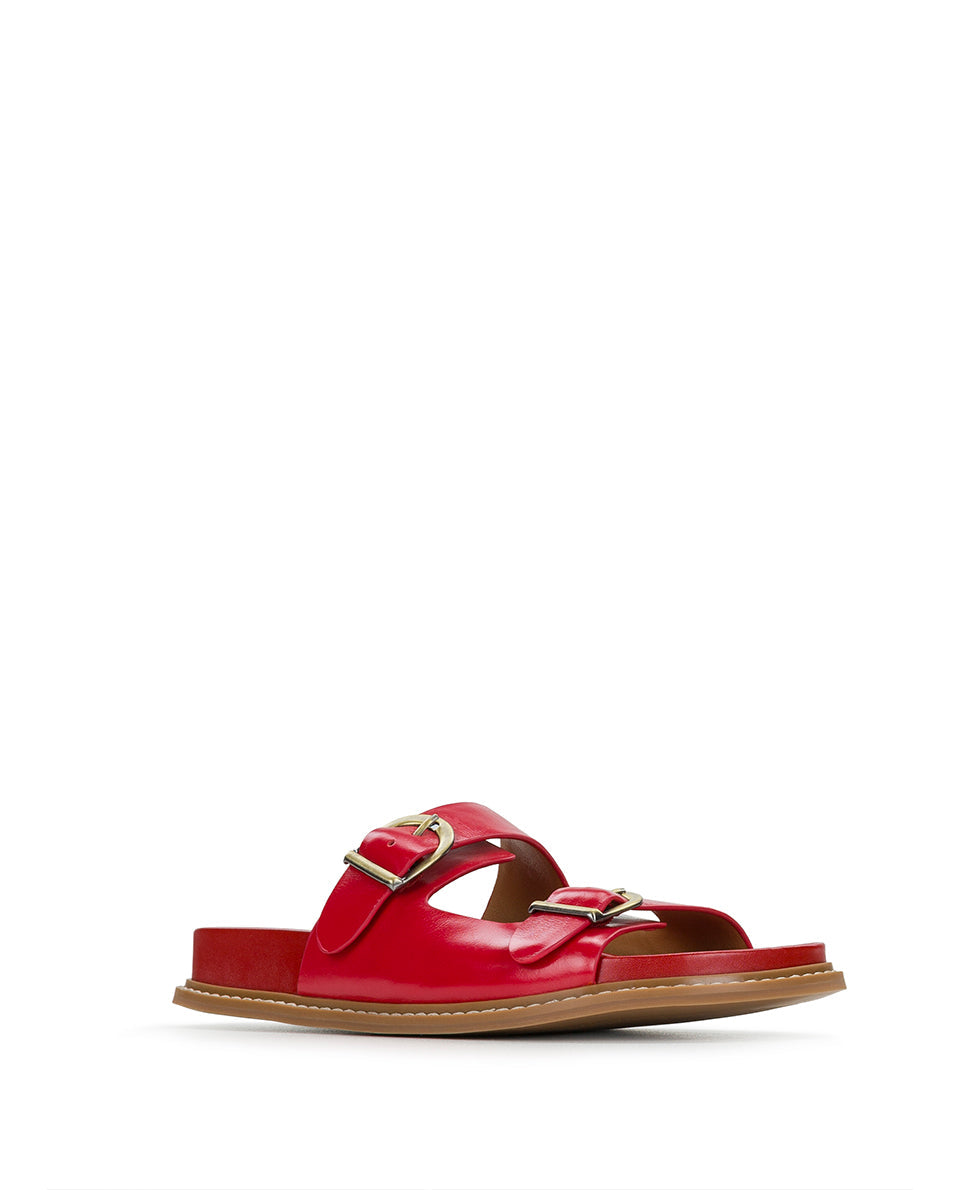 Patricia Nash Noa Flat Sandal - Strawberry