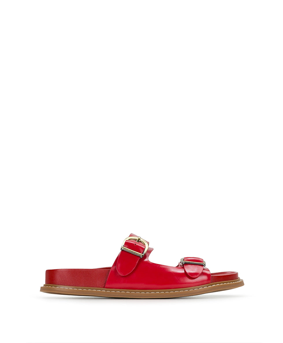 Patricia Nash Noa Flat Sandal - Strawberry