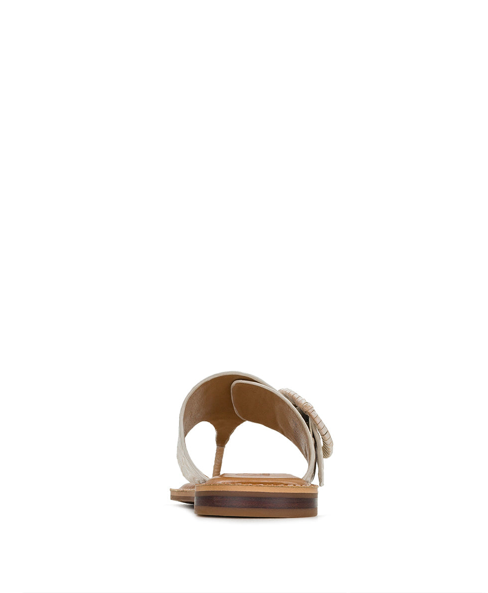 Patricia Nash Fulvia Sandal - Tooled - Chalk White