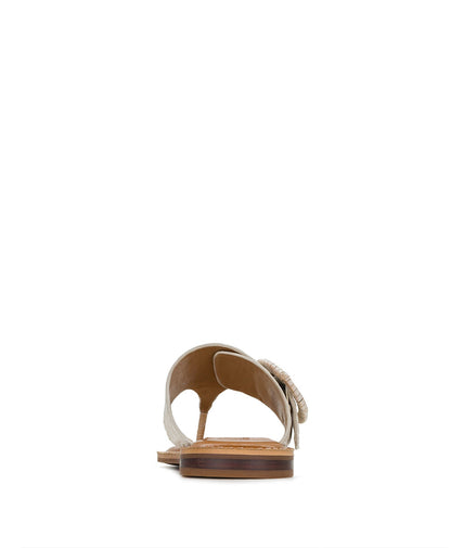 Patricia Nash Fulvia Sandal - Tooled - Chalk White